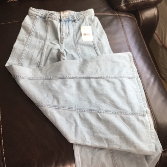 Free People Denim - Free People NWT Wide Leg Jeans size 0